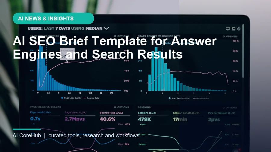 AI SEO Brief Template for Answer Engines and Search Results