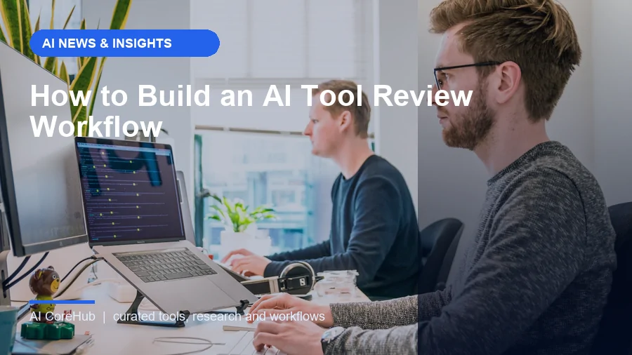 How to Build an AI Tool Review Workflow