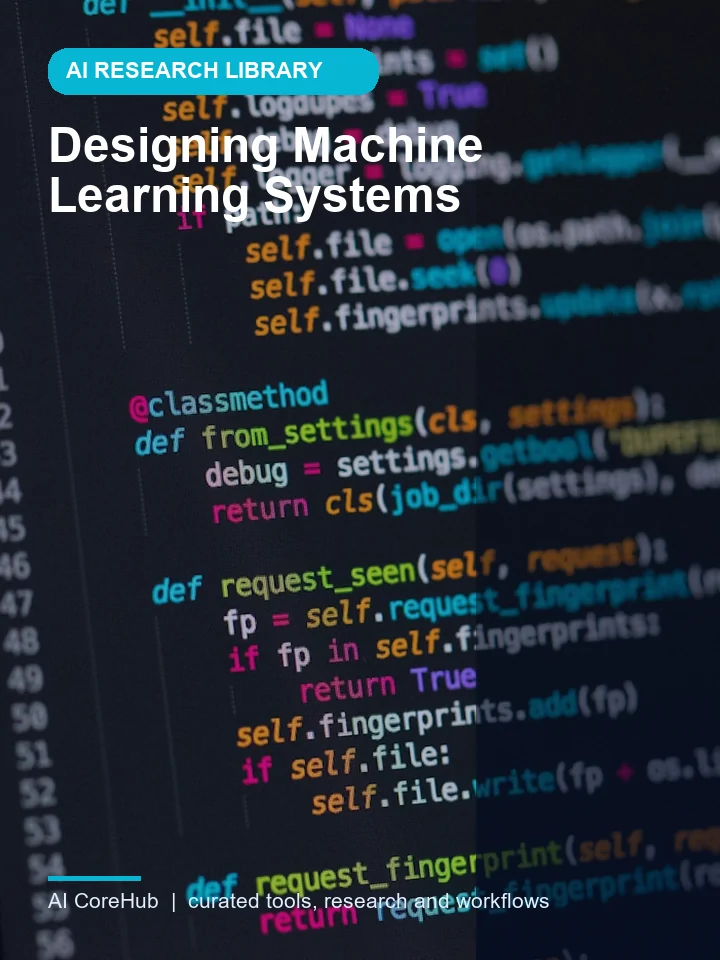 Designing Machine Learning Systems